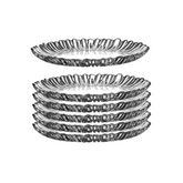 PAŞABAHÇE AURORA DESSERT PLATE 6 PCS 10512